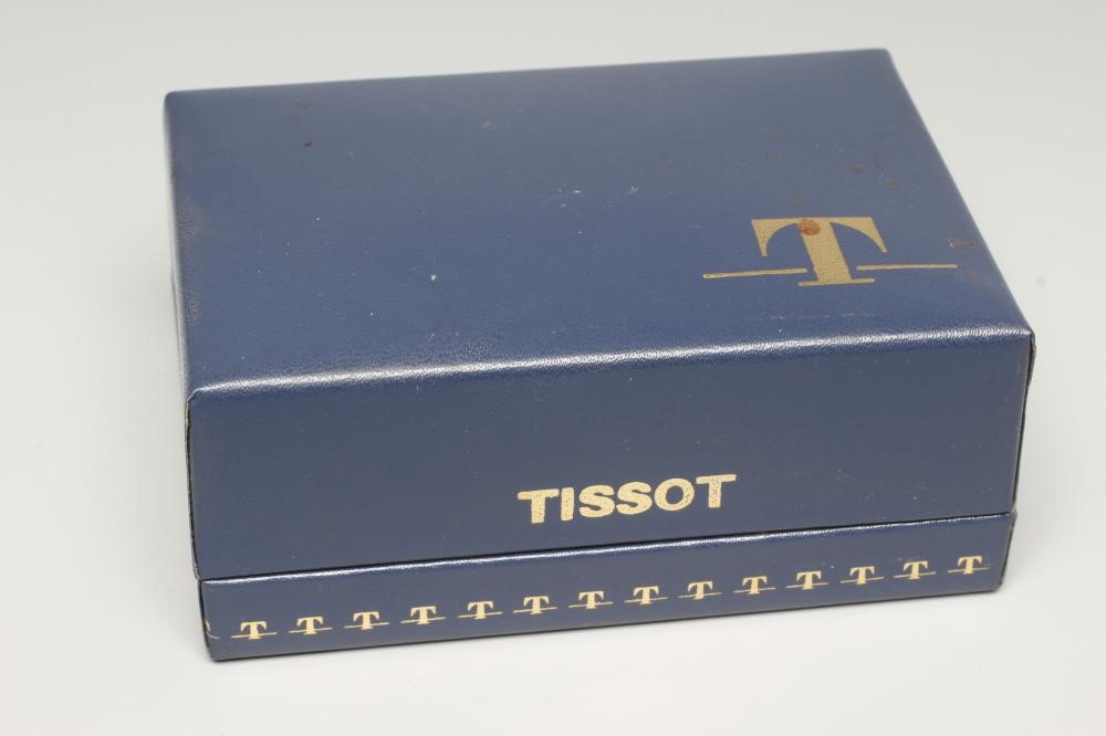 A LADY'S 9CT WHITE GOLD TISSOT STYLIST WRISTWATCH Image