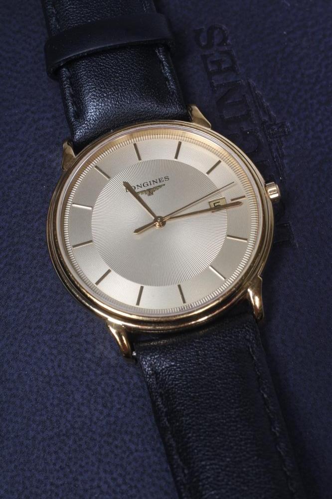 A GENTLEMAN'S LONGINES GRANDE CLASSIQUE QUARTZ WRISTWATCH Image