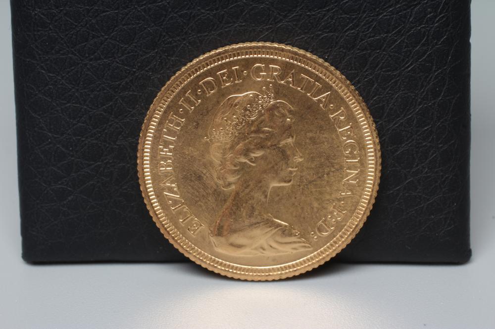 AN ELIZABETH II SOVEREIGN, 1980, 8g Image