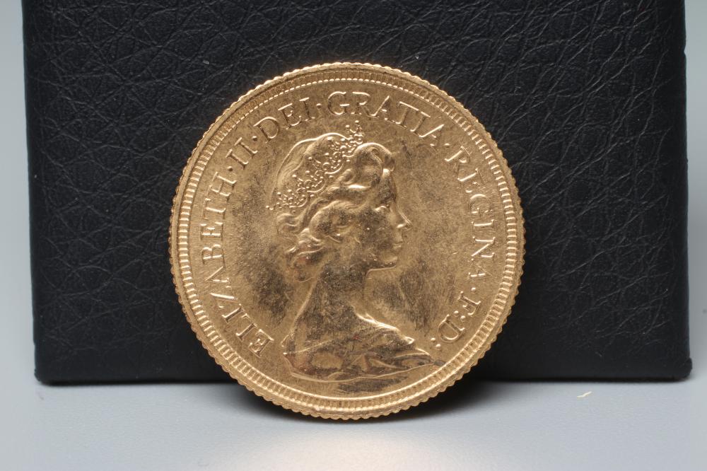 AN ELIZABETH II SOVEREIGN, 1980, 8g Image