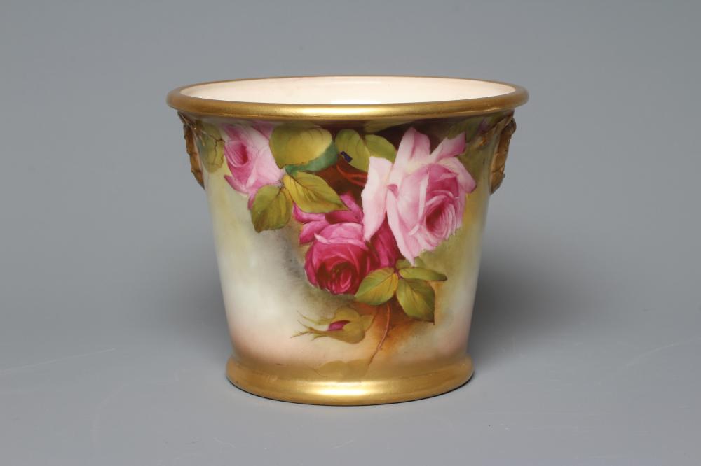 A ROYAL WORCESTER CACHE-POT Image