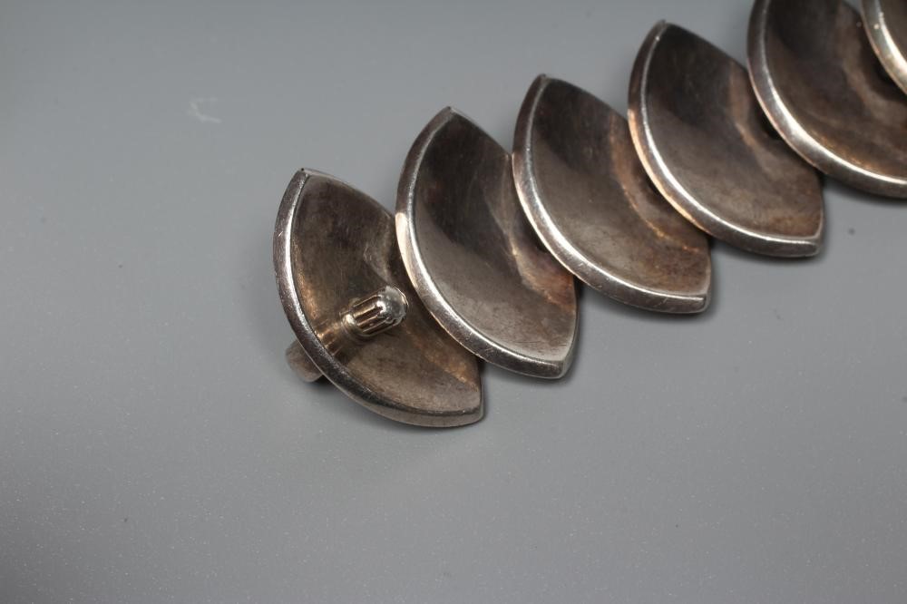 A COLLECTION OF DANISH SILVER JEWELLERY comprising a Guldvirke bracelet Image