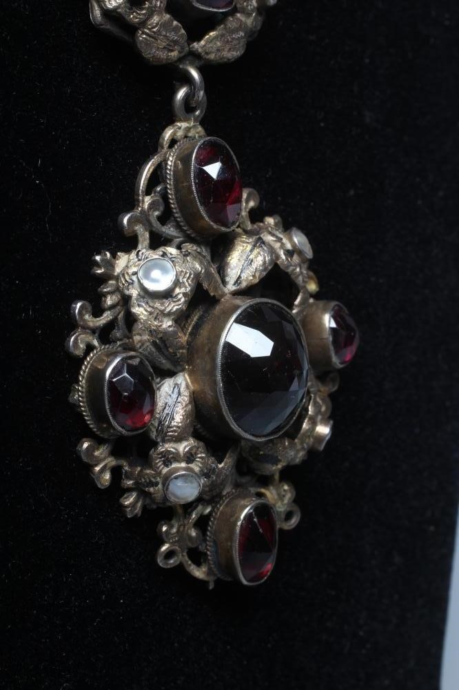 A STERLING SILVER GILT REVIVALIST NECKLACE Image