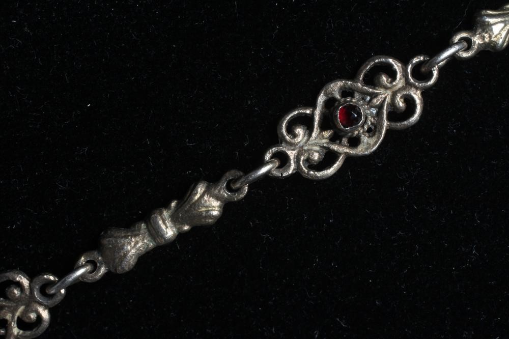 A STERLING SILVER GILT REVIVALIST NECKLACE Image