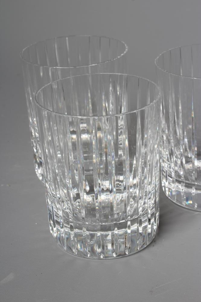 A SET OF THREE EACH BACCARAT HARMONIE HIGHBALL AND DOUBLE OLD FASHIONED TUMBLERS, 4 1/8" & 5 1/2", Image