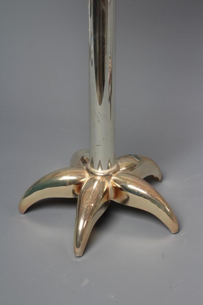 A PAIR OF FINK SILVER PLATE FIFTEEN LIGHT CANDELABRA, the shallow tea light holders on plain Image