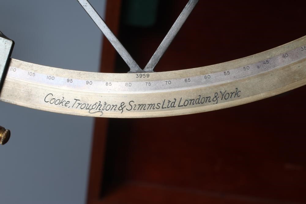 AN EDWARDIAN SEXTANT BY COOKE TROUGHTON AND SIMMS Image