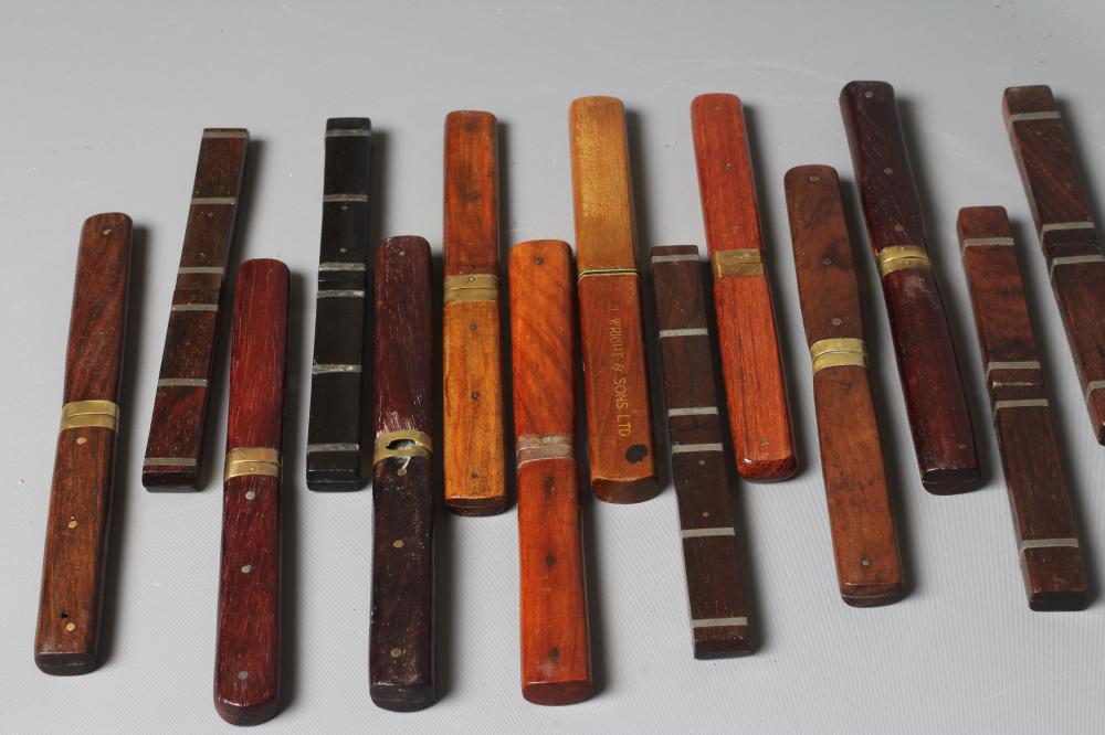 FOURTEEN LATE 19TH AND EARLY 20TH CENTURY OFFICER'S CAMPAIGN KNIFE AND FORK SETS Image