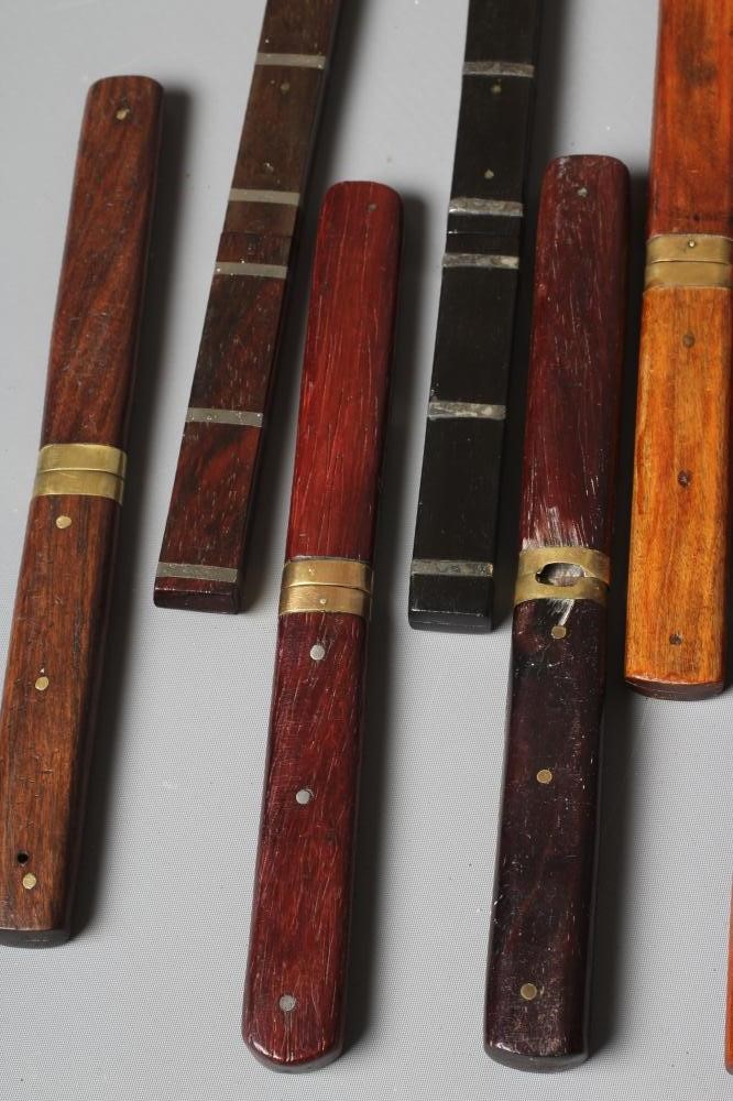 FOURTEEN LATE 19TH AND EARLY 20TH CENTURY OFFICER'S CAMPAIGN KNIFE AND FORK SETS Image