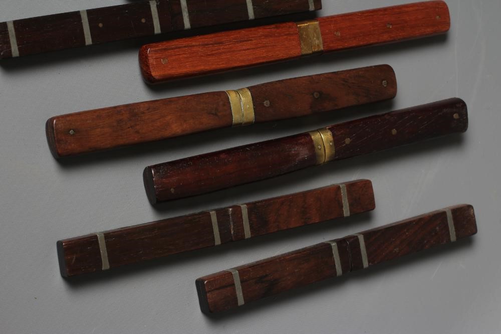 FOURTEEN LATE 19TH AND EARLY 20TH CENTURY OFFICER'S CAMPAIGN KNIFE AND FORK SETS Image