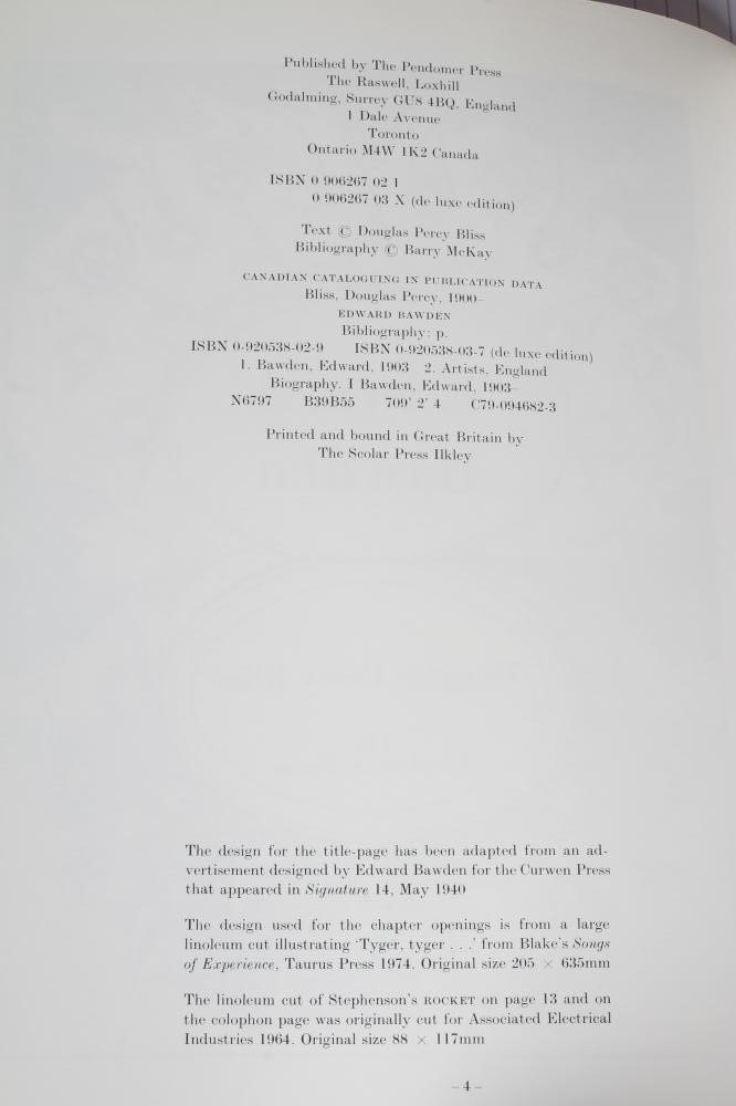 DOUGLAS PERCY BLISS Image