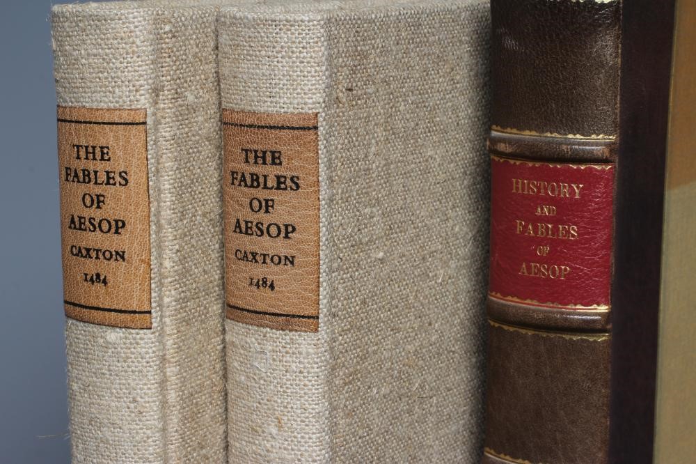 THREE COPIES OF THE HISTORY AND FABLES OF AESOP Image