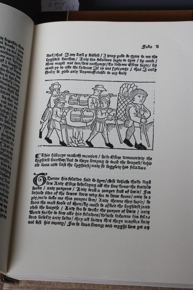 THREE COPIES OF THE HISTORY AND FABLES OF AESOP Image