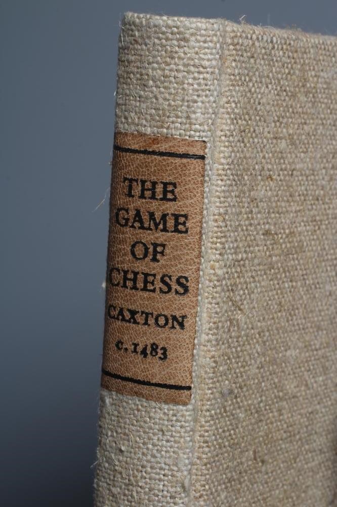 TWO EDITIONS OF JACOBUS DE CESSOLIS Image