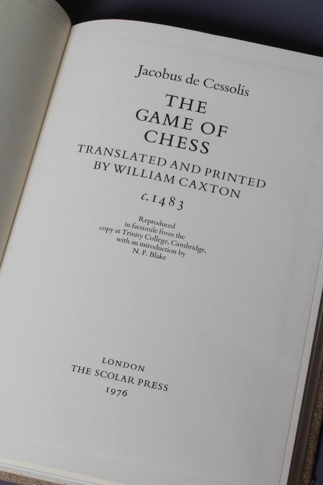 TWO EDITIONS OF JACOBUS DE CESSOLIS Image