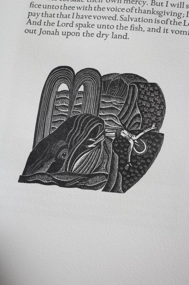 DAVID JONES, The book of Jonah, 1979, Douglas Cleverdon, First Clover Hill edition, 1 of 300 copies, Image