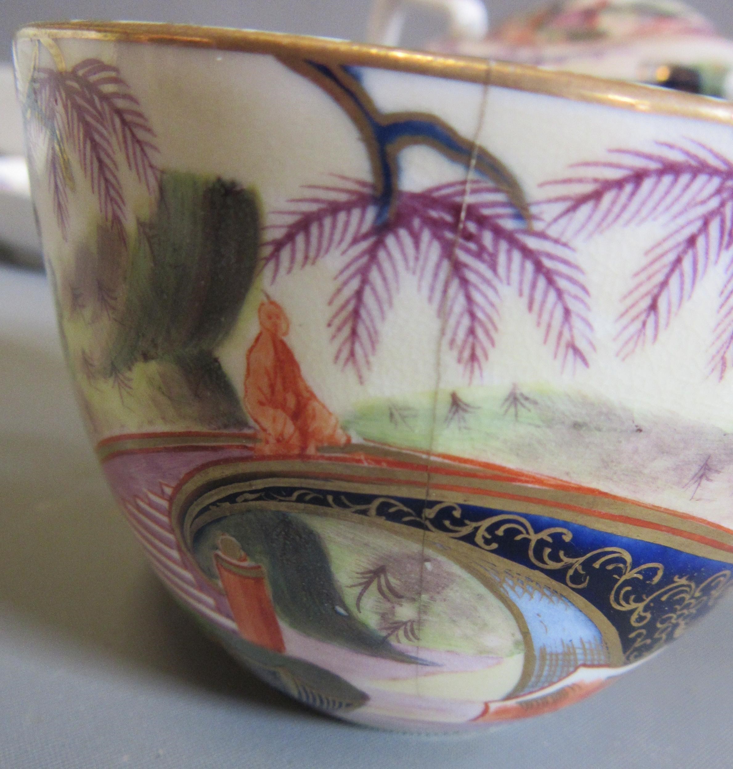 A MINTON PORCELAIN PART TEA AND COFFEE SERVICE Image