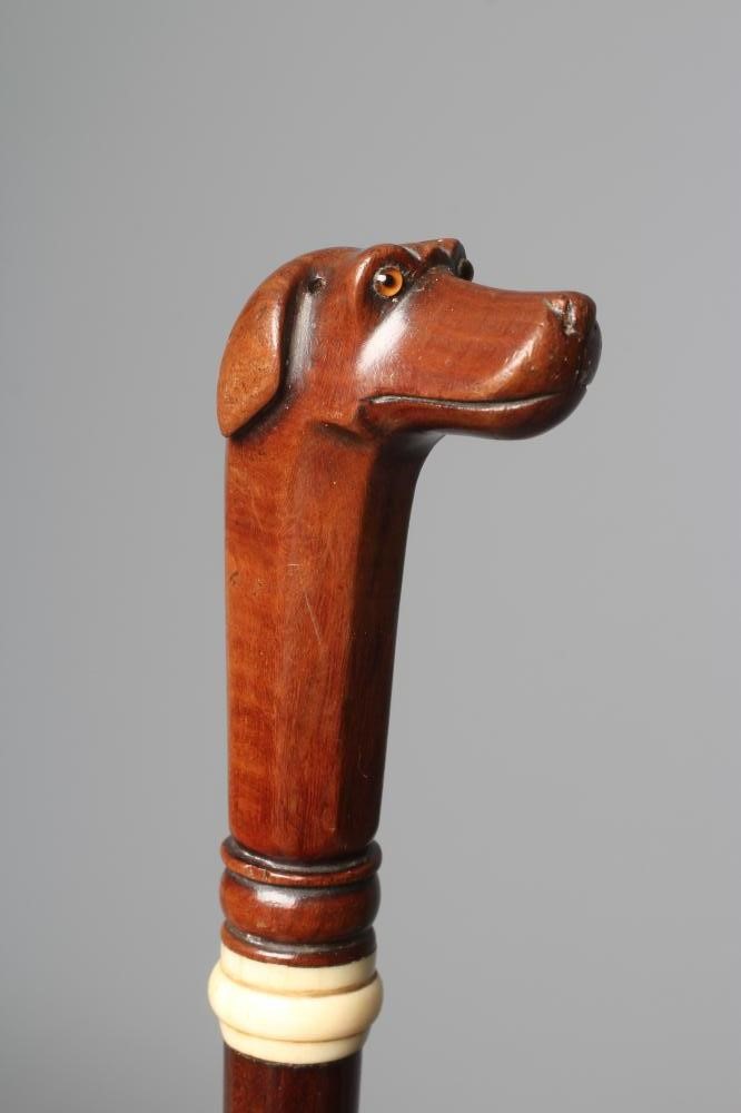 FOUR EARLY 20TH CENTURY WALKING STICKS AND CANES Image