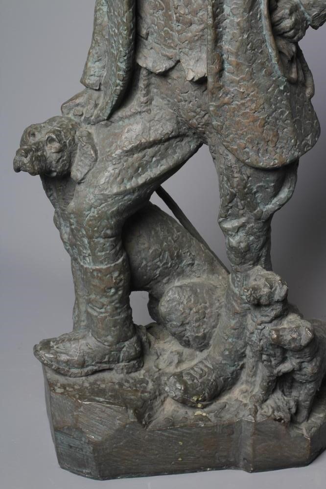 OPHELIA GORDON BELL (1915-1975) The Huntsman, signed on the base, plaster sculpture, 26 1/2" high Image