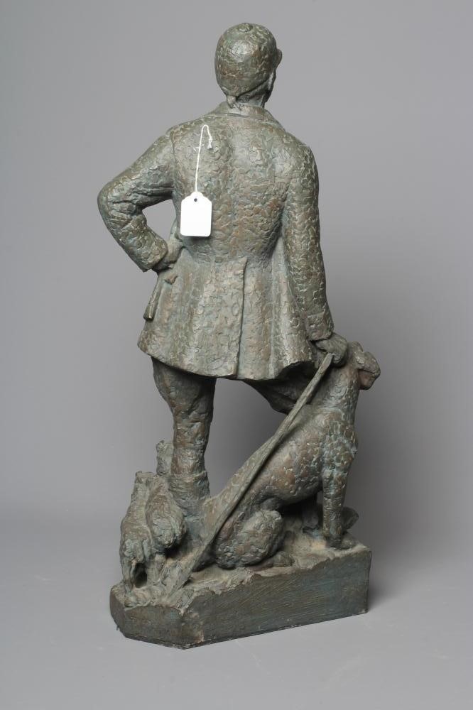 OPHELIA GORDON BELL (1915-1975) The Huntsman, signed on the base, plaster sculpture, 26 1/2" high Image