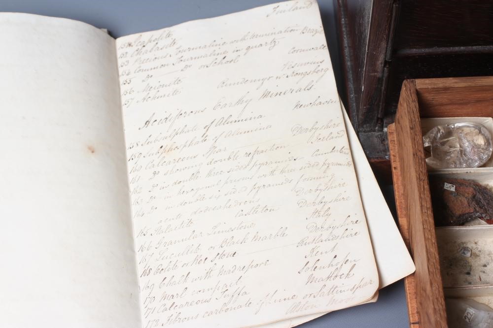 A 19TH CENTURY ROSEWOOD SIX DRAWER GEOLOGICAL CABINET Image