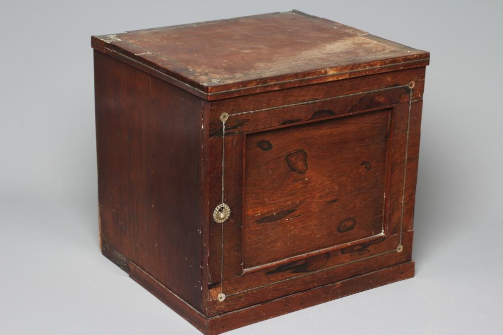 A 19TH CENTURY ROSEWOOD SIX DRAWER GEOLOGICAL CABINET Image