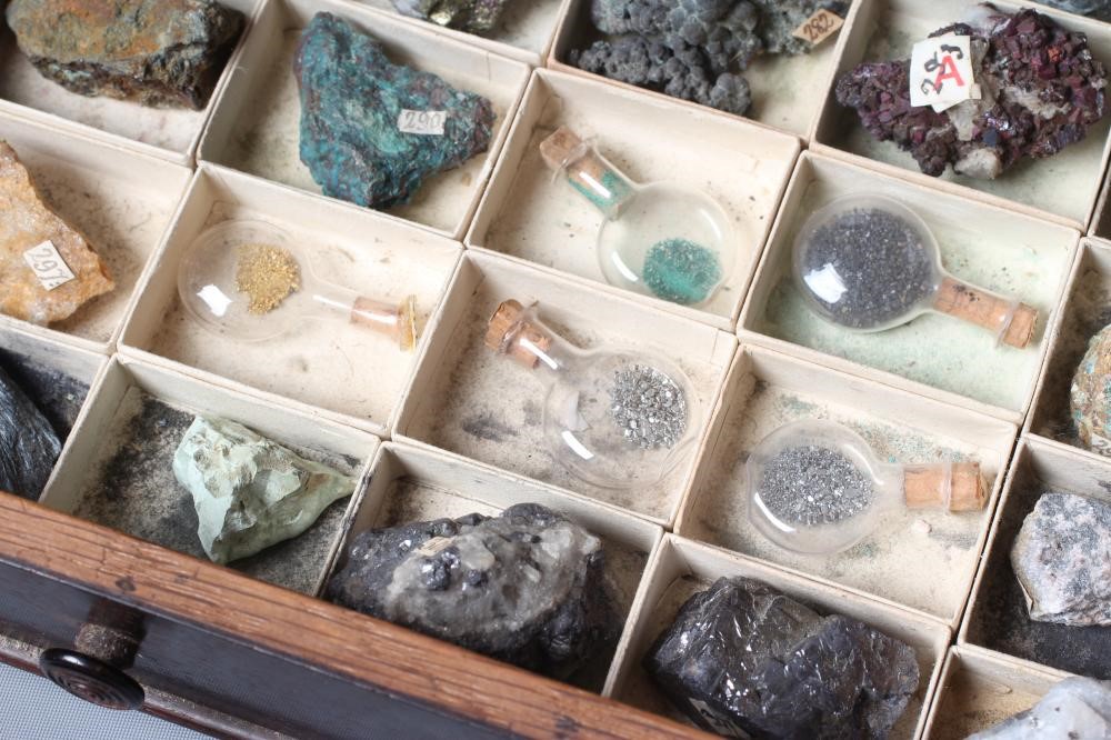 A 19TH CENTURY ROSEWOOD SIX DRAWER GEOLOGICAL CABINET Image