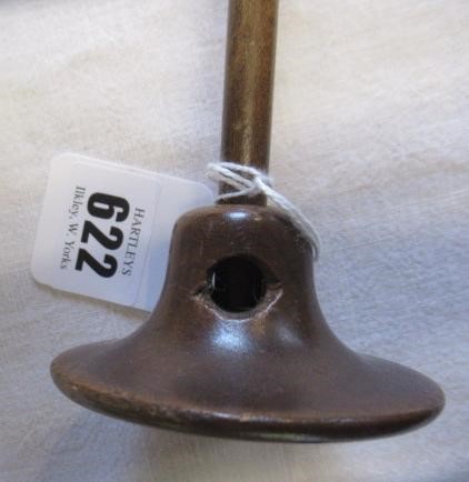 SIX 19TH CENTURY TREEN TRUMPET STETHOSCOPES, each 6 1/4" long Image