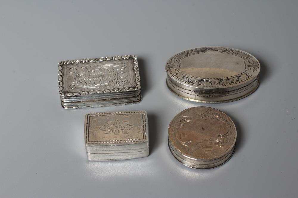 A WILLIAM IV SILVER VINAIGRETTE by Joseph Wilmore Image