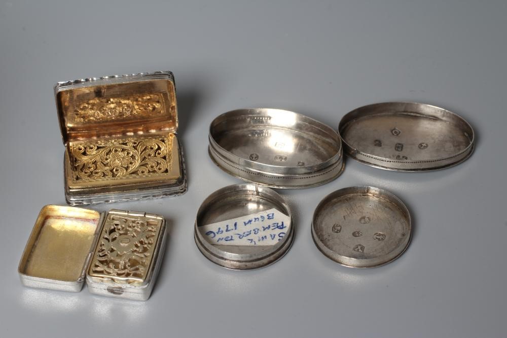 A WILLIAM IV SILVER VINAIGRETTE by Joseph Wilmore Image