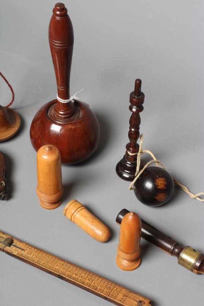 A COLLECTION OF 19TH CENTURY TREEN Image