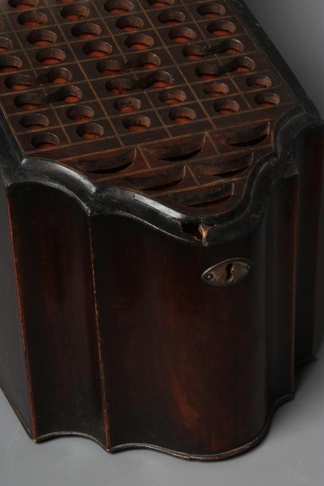 A GEORGIAN MAHOGANY KNIFE BOX Image