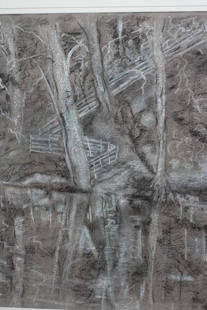 MARIE WALKER LAST (1917-2017) Reflections  Burnsall, inscribed with artist's name and title verso, Image
