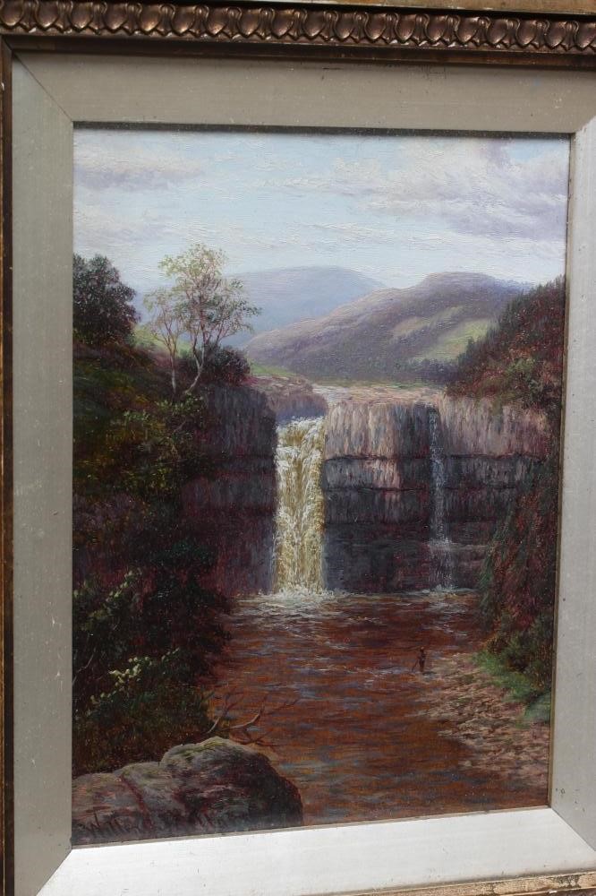 WILLIAM MELLOR (1851-1931) High Force Teesdale and On the Greta Rokeby, Nr Barnard, a pair, both Image