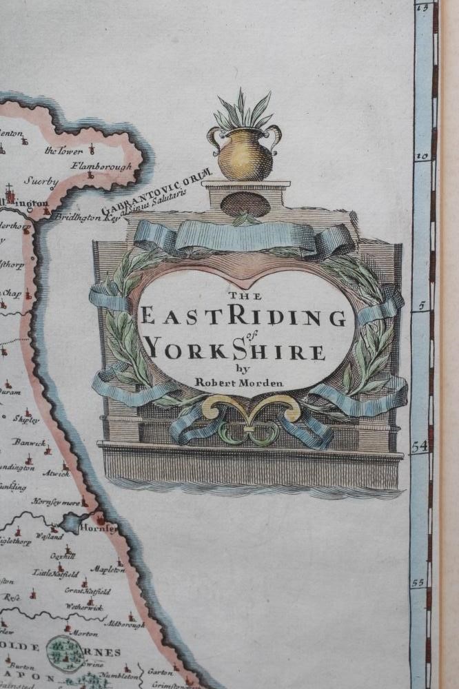 ROBERT MORDEN (c.1650-1703) The East Riding of Yorkshire, copper plate engraving with later hand Image