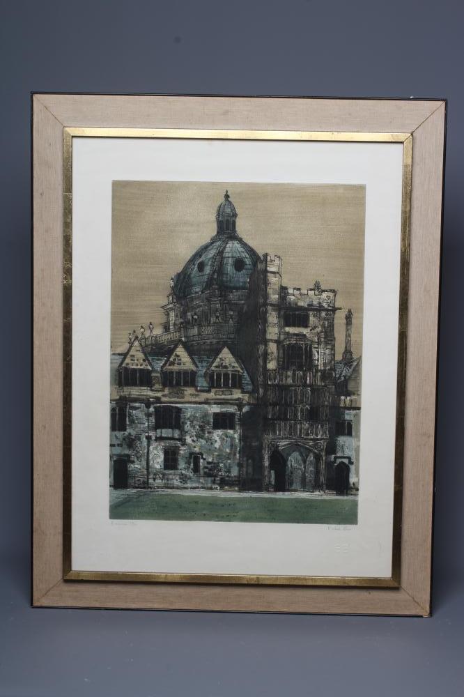 RICHARD BEER (1928-2017) Brasenose Oxford, signed, inscribed with title and numbered 59/100, Image