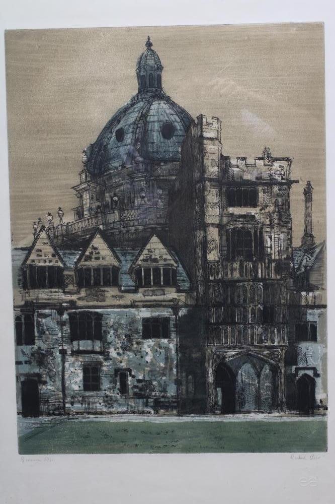 RICHARD BEER (1928-2017) Brasenose Oxford, signed, inscribed with title and numbered 59/100, Image