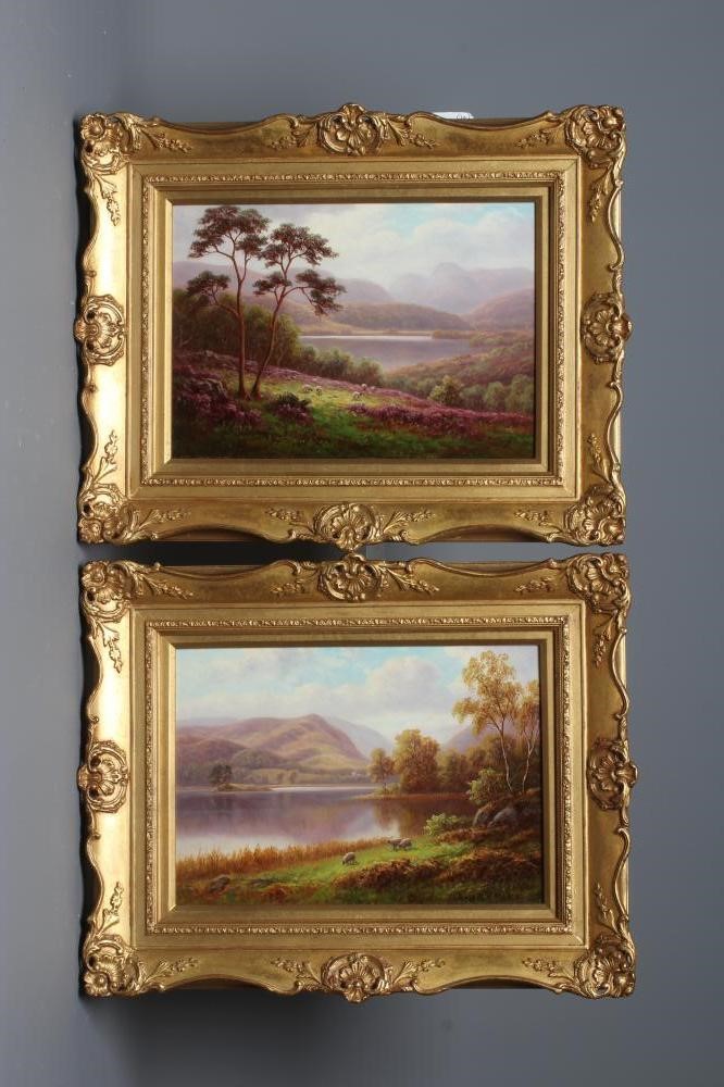 EVERETT WATSON MELLOR (1878-1965) Langdale Pikes from Elterwater and Grasmere Image