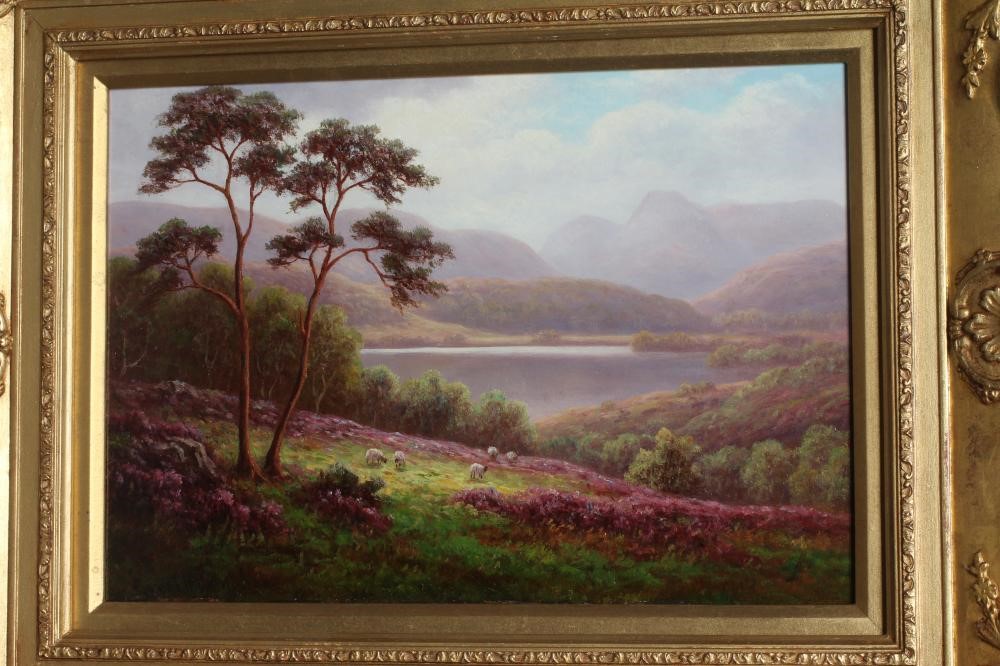 EVERETT WATSON MELLOR (1878-1965) Langdale Pikes from Elterwater and Grasmere Image