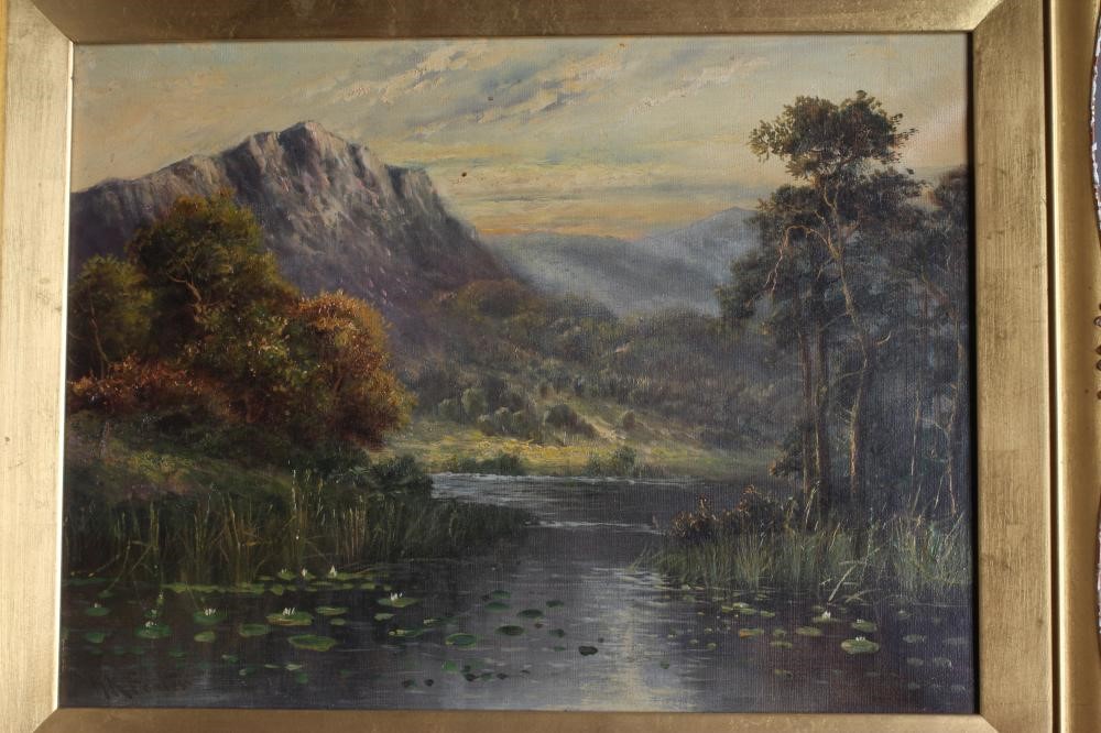 H K FOSTER (British School, 19th century) A pair of Mountainous River and Loch Landscapes, both Image