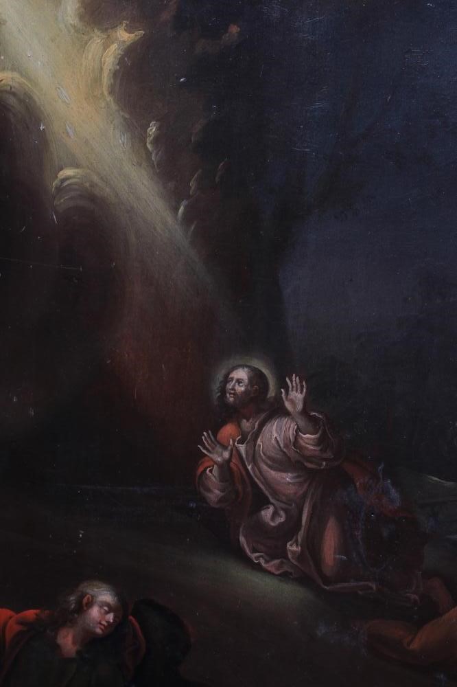 CONTINENTAL SCHOOL (19th Century) The Garden of Gethsemane and the Betrayal of Jesus, bears Image