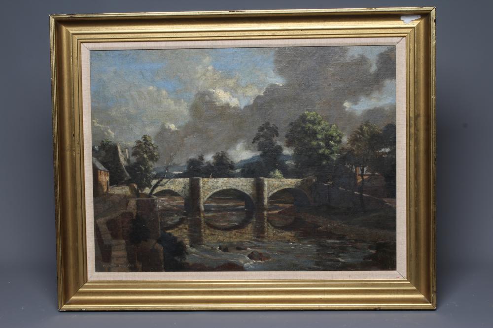ERIC HESKETH HUBBARD (1892-1957) The Bridge at Richmond, signed lower left, inscribed with artist's Image