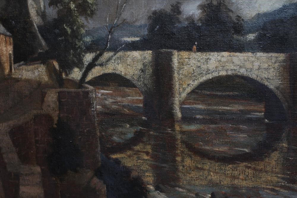 ERIC HESKETH HUBBARD (1892-1957) The Bridge at Richmond, signed lower left, inscribed with artist's Image