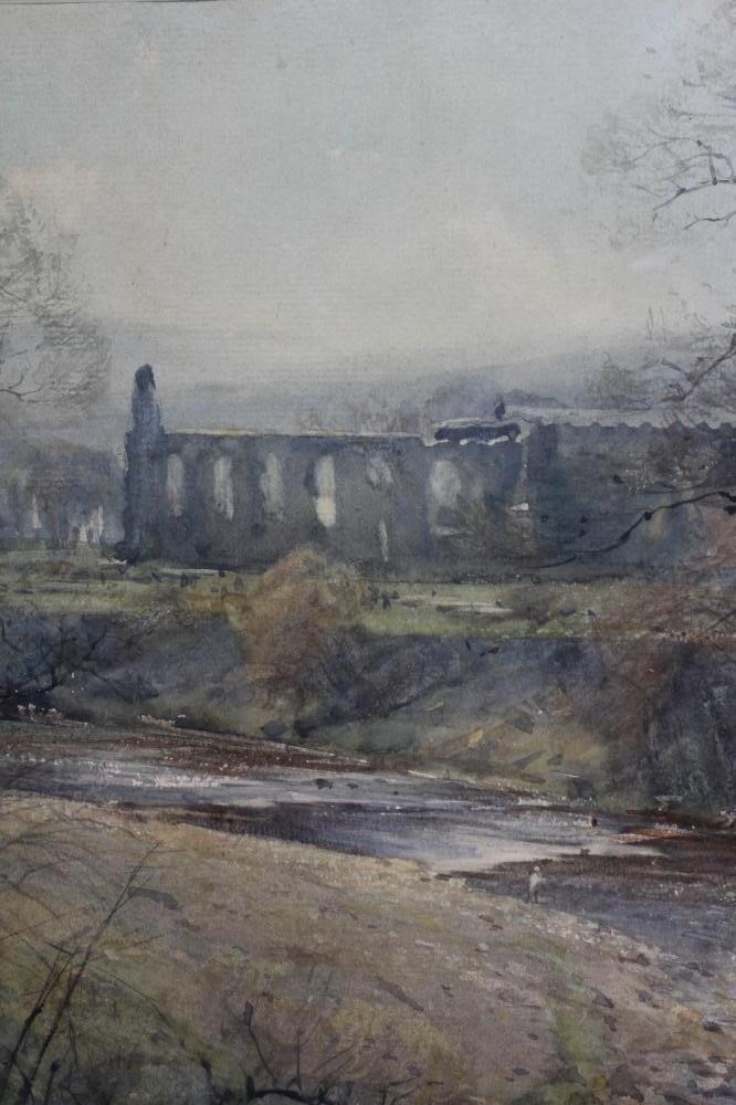 ARTHUR REGINALD SMITH (1871/72-1934) Bolton Abbey on the Wharfe, signed lower right, watercolour, 9 Image