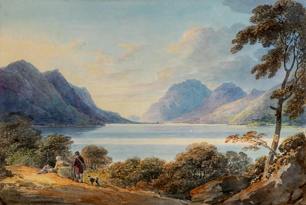 WILLIAM PAYNE (1755/60-c.1830) The Lake of Lecco, signed and dated 1818, Leger Galleries, 13 Old Image