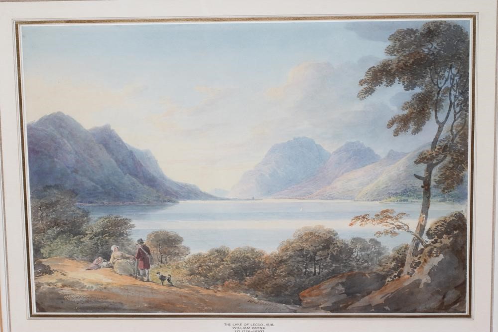 WILLIAM PAYNE (1755/60-c.1830) The Lake of Lecco, signed and dated 1818, Leger Galleries, 13 Old Image