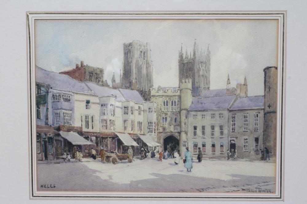 WILLIAM TATTON WINTER (1855-1928) Wells, signed lower right, inscribed with title lower left, Image