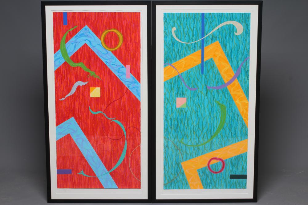 VANDA HARVEY (b.1957) Signal I and Signal II Image
