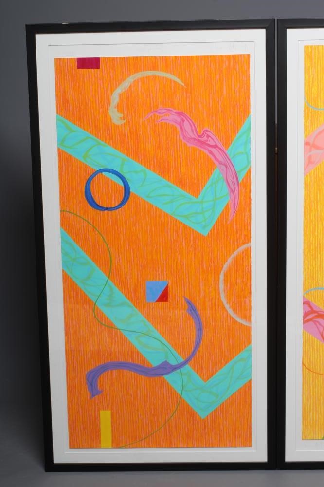 VANDA HARVEY (b.1957) Signal III and Signal IV Image