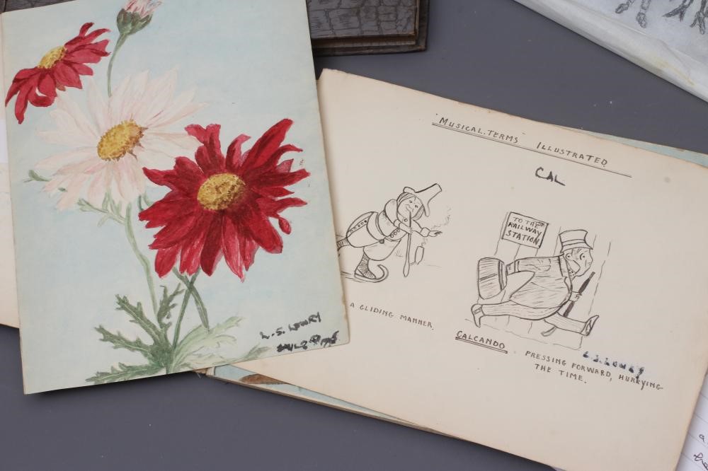 MANNER OF LAURENCE STEPHEN LOWRY (1887-1976) A collection of six unframed drawings Image